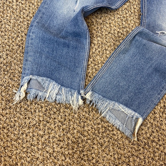 HIDDEN Distressed Raw Hem Jeans - Picture 6 of 10